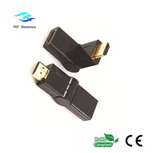 Bộ chuyển đổi HDMI nam sang HDMI loại xoay Vàng / mạ Niken Mã: FEF-HX-002