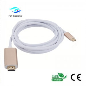 Bộ chuyển đổi nam USB Type c sang HDMI Mã vỏ ABS: FEF-USBIC-013