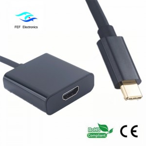 Vỏ kim loại chuyển đổi USB loại c sang HDMI Mã số: FEF-USBIC-006